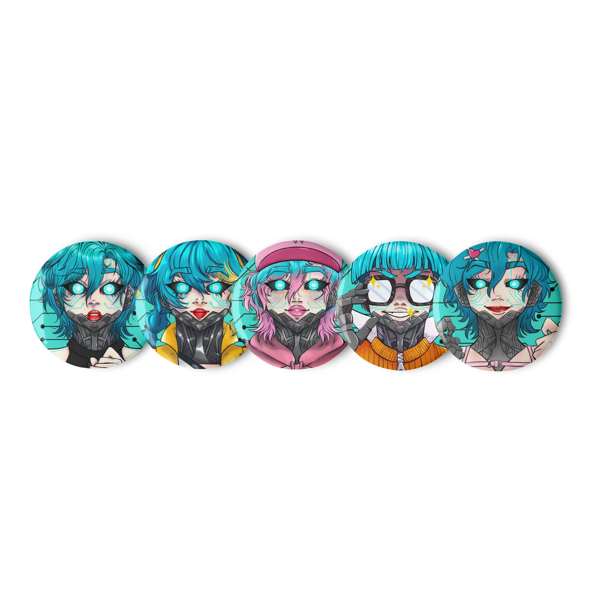 Phases of Rev Pin Button Set product image (1)