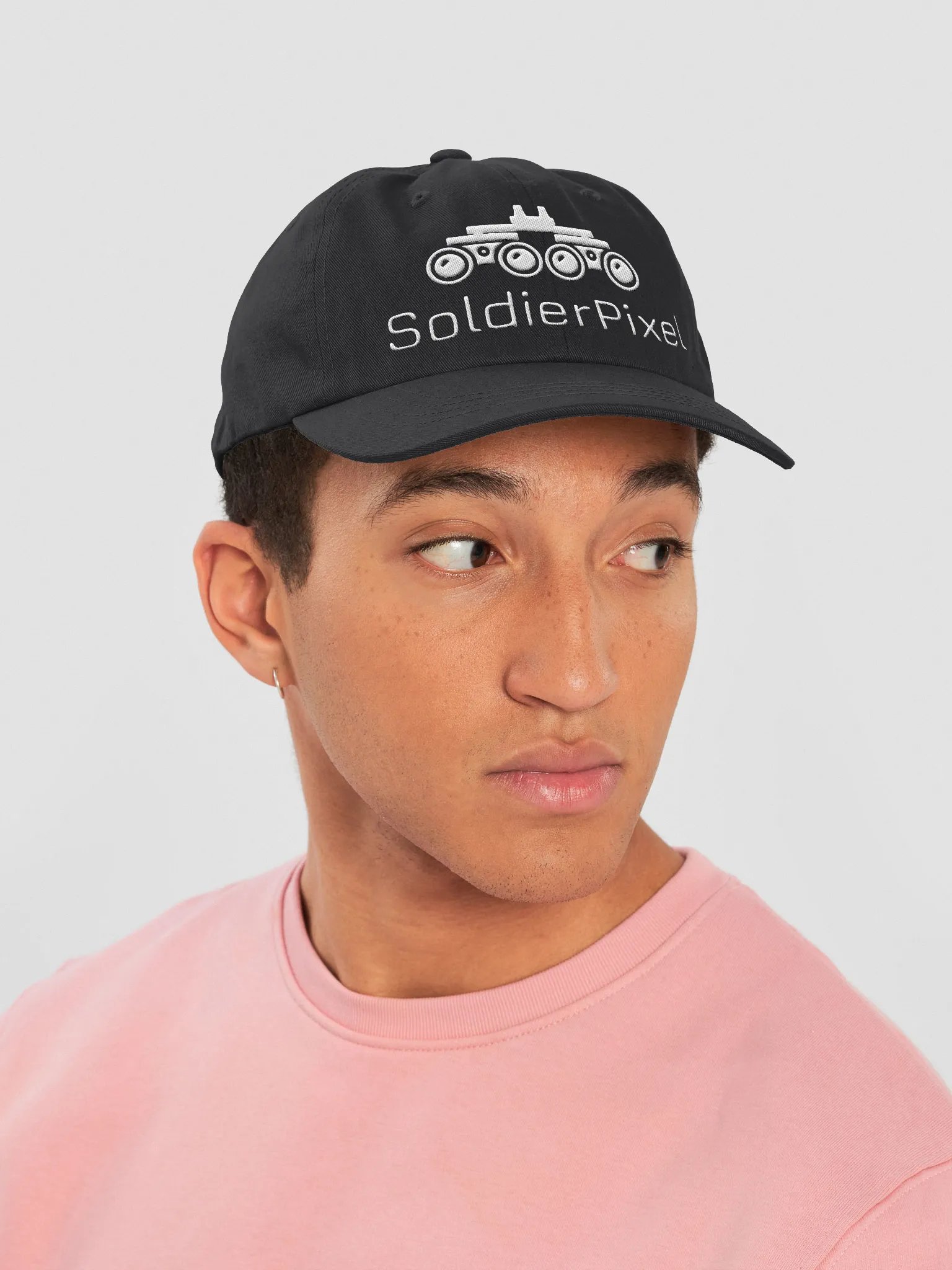 SpSoldierPixel Hat (Black) product image (6)
