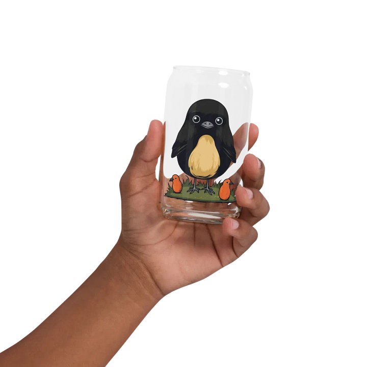 Can-Shaped Glass 🖤 Big Bird & Little Birds product image (32)