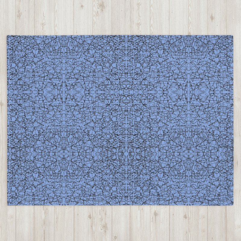 No Rockin' Angel Throw (Blue) product image (10)