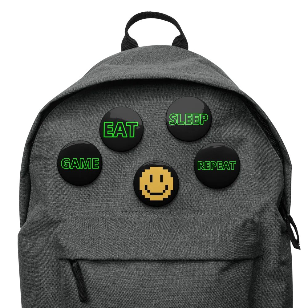 Eat, sleep, game, repeat pins product image (10)