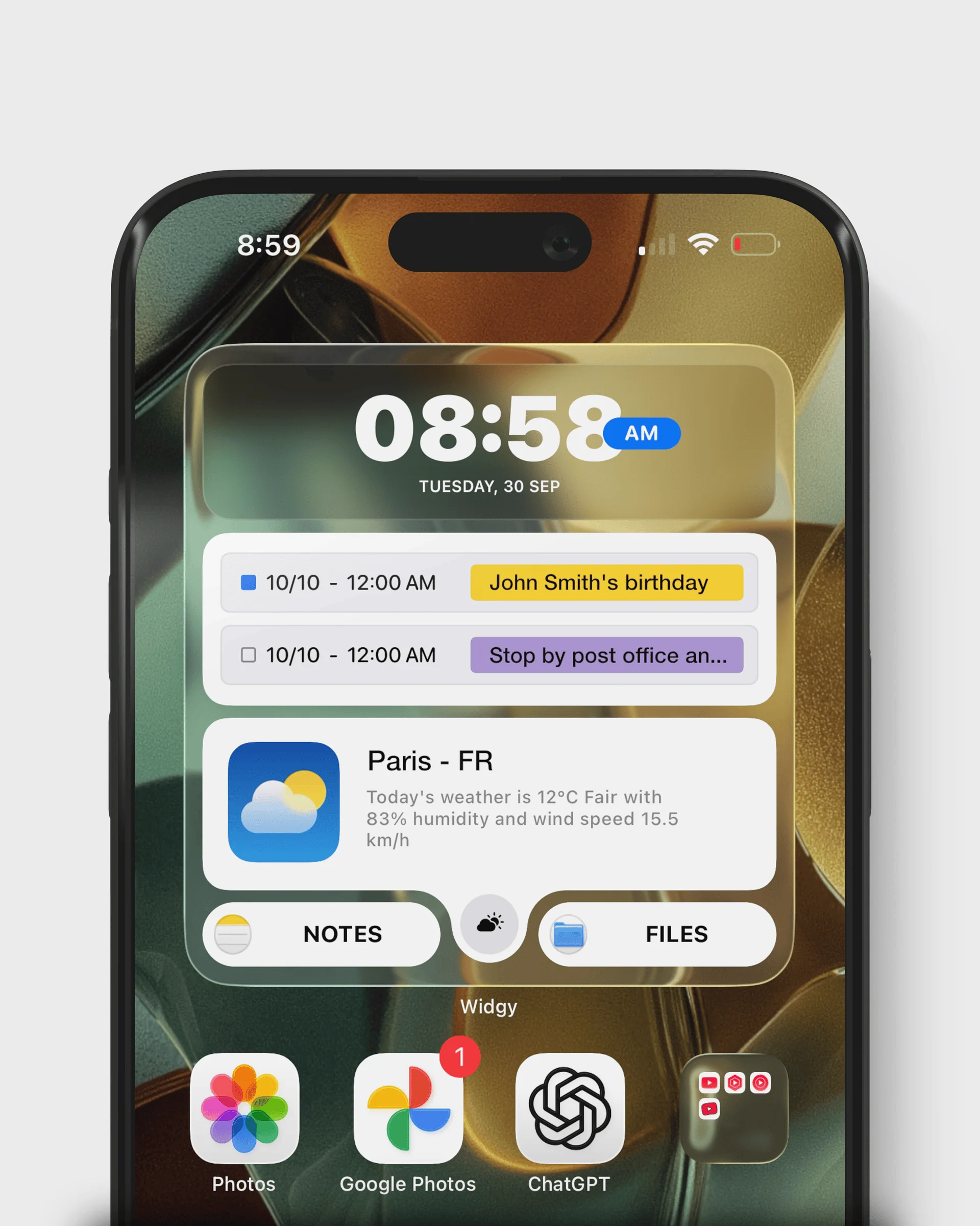 At a Glance Widgy Widget product image (2)