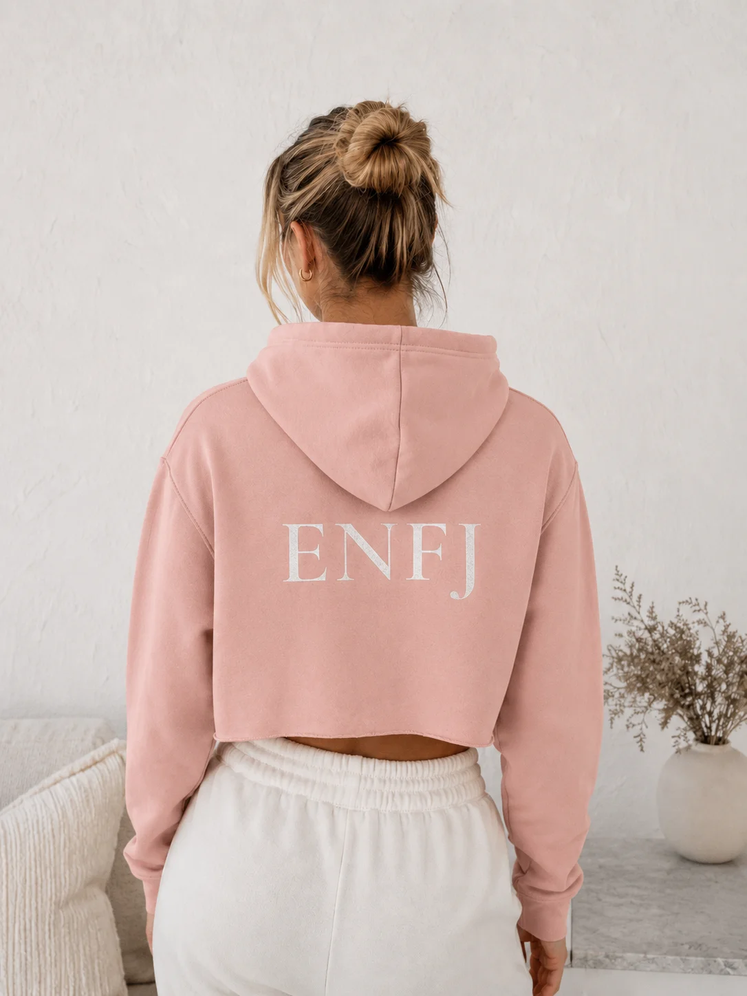 ENFJ Women’s Crop Hoodie – The Teacher | 77Scenarios product image (3)