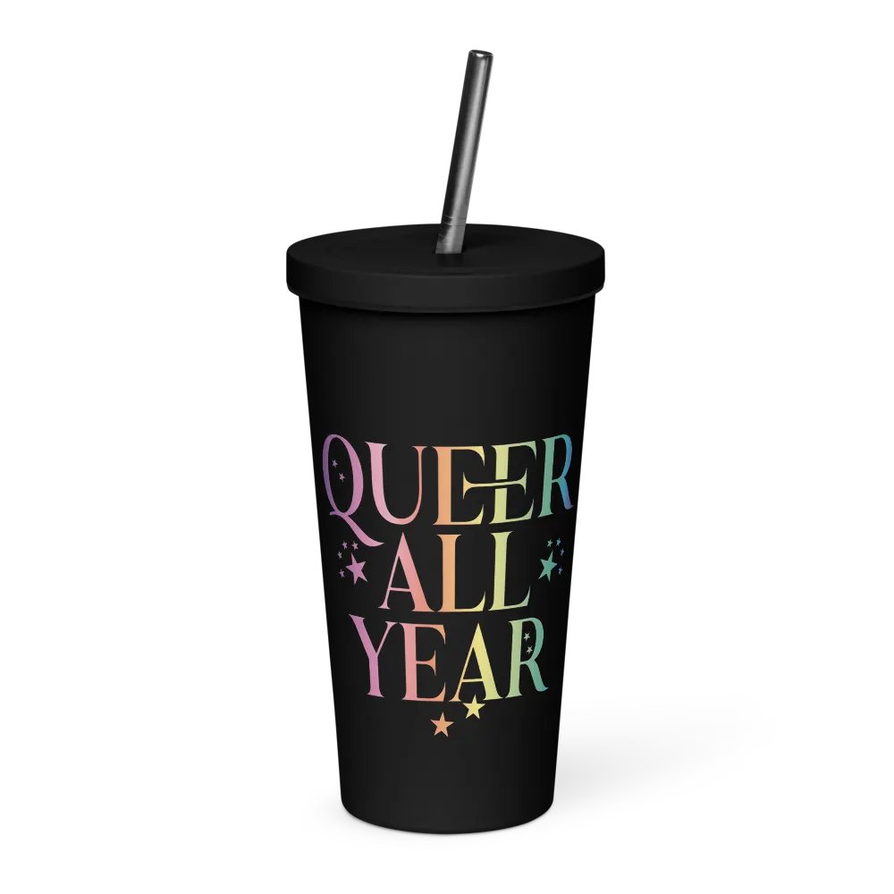 Queer All Year Insulated Tumbler product image (1)