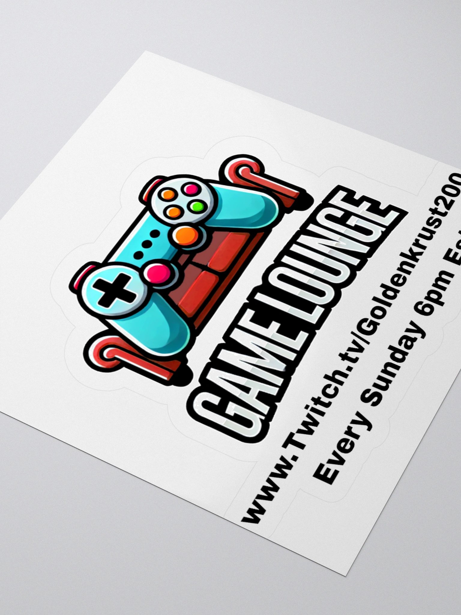 GAME LOUNGE SLAP STICKER product image (3)