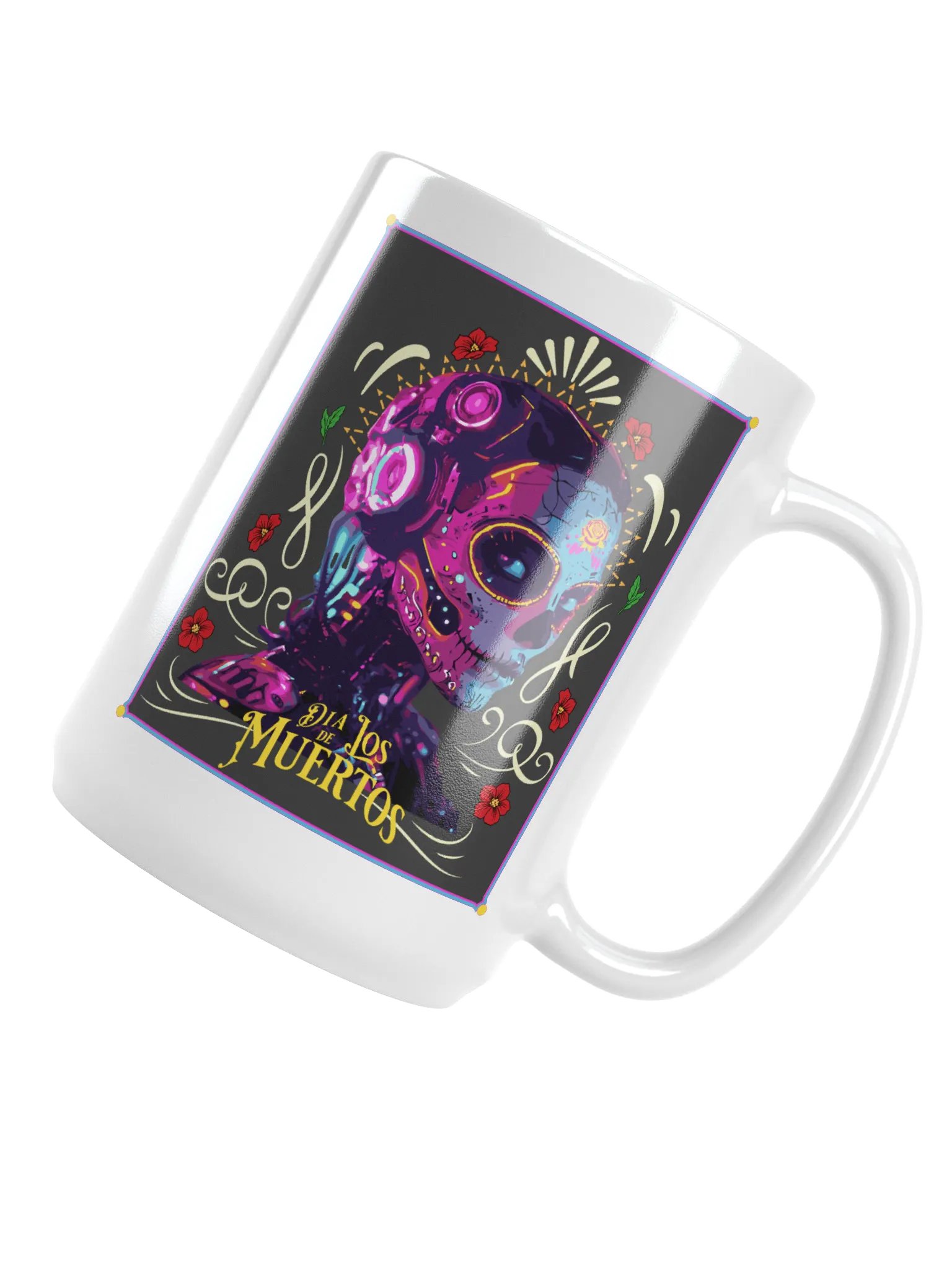 Día de los Muertos Skulls Glossy Mug product image (4)