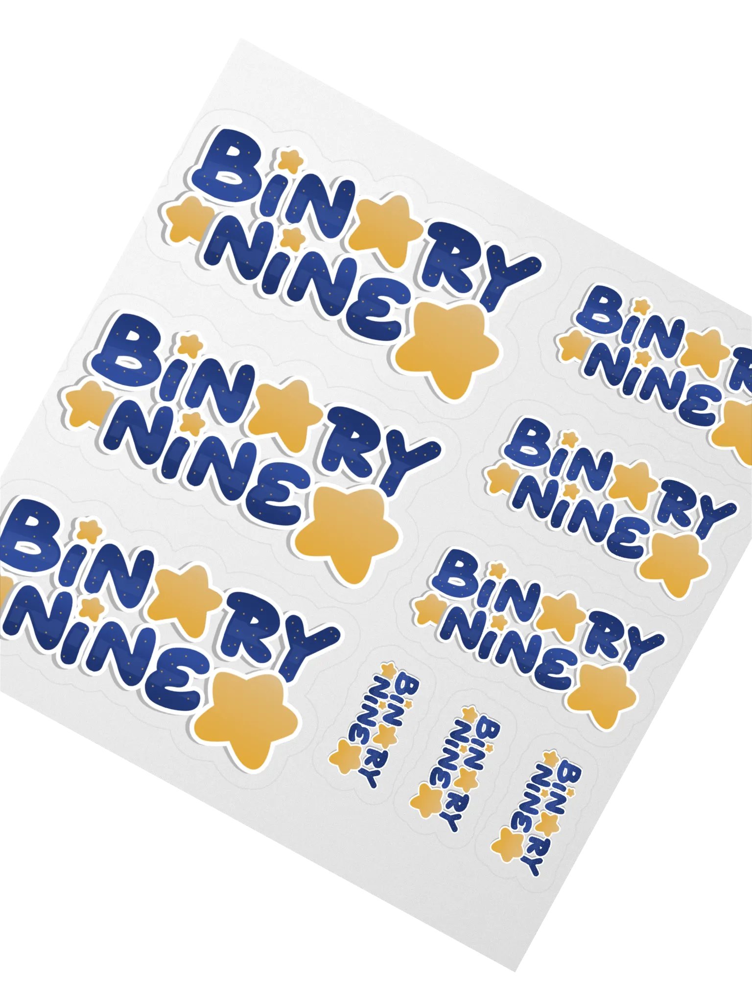 BinaryNine Logo Sticker Sheet product image (2)