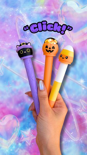 Make some spooky Halloween fidget clicker pens with me 🧙‍♀️ 🐈‍⬛ 🎃 👻 

[fidget clickers, fidget pens, fidget clicker pens, Hal...