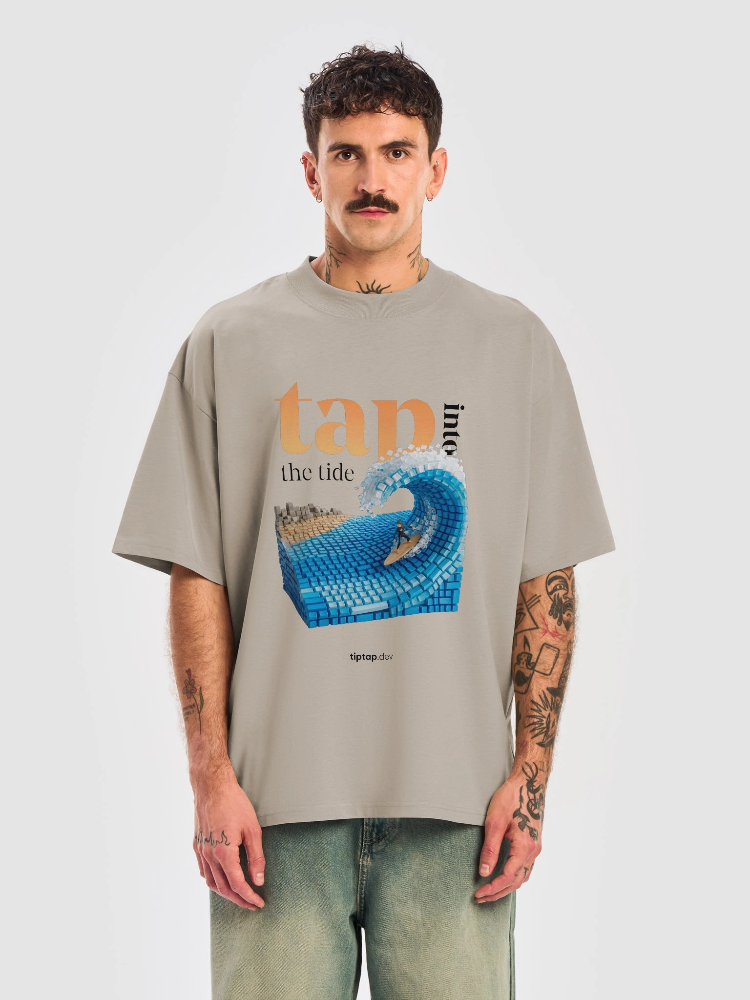 Tap Into The Tide T-Shirt – Oversized Fit product image (2)