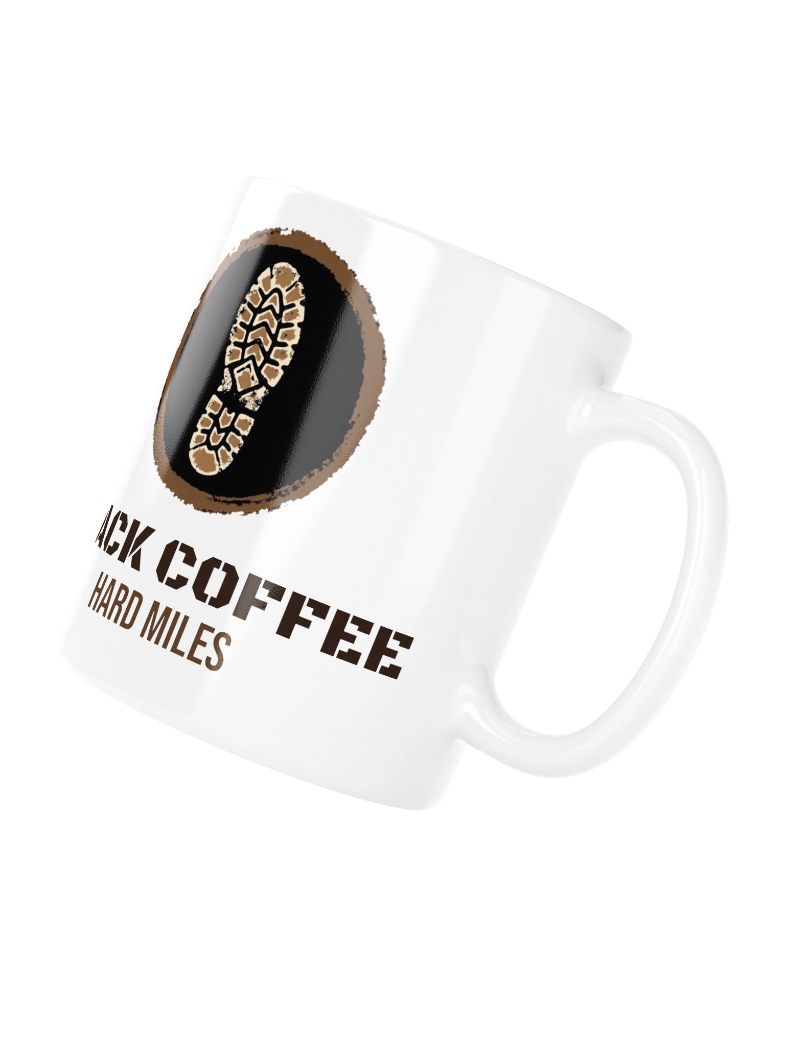 Black Coffee, Hard Miles Mug product image (4)