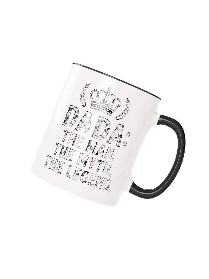 Dada's Mug - Minimal Black Ceramic Mug with Color Inside product image (4)