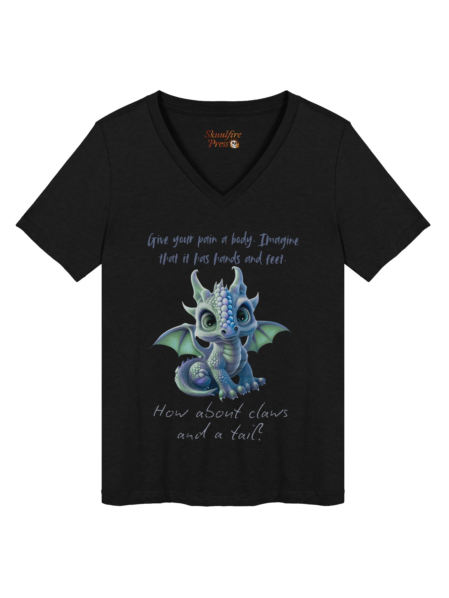 Give Your Pain a Body Dragon V-neck Tee product image (1)