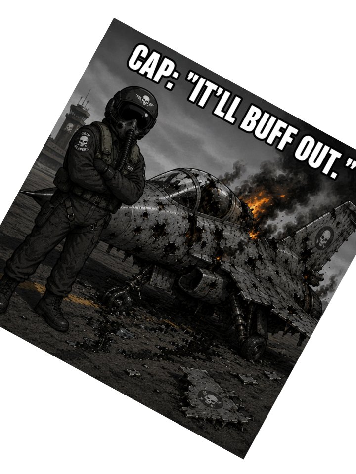 CAP: "It'll Buff Out." Sticker product image (2)