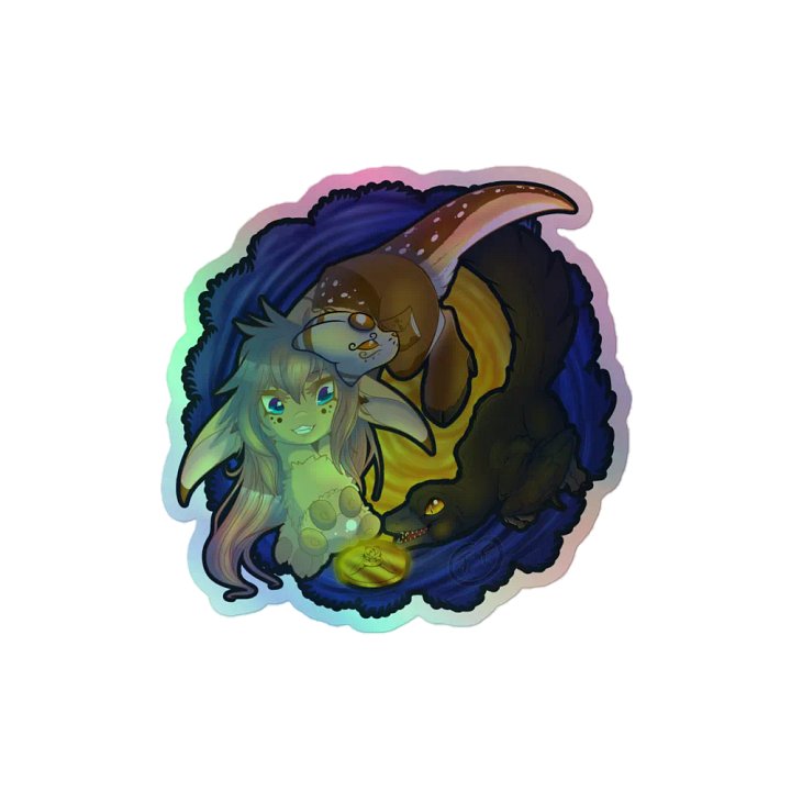 Floppy and Tater Holo Sticker product image (2)
