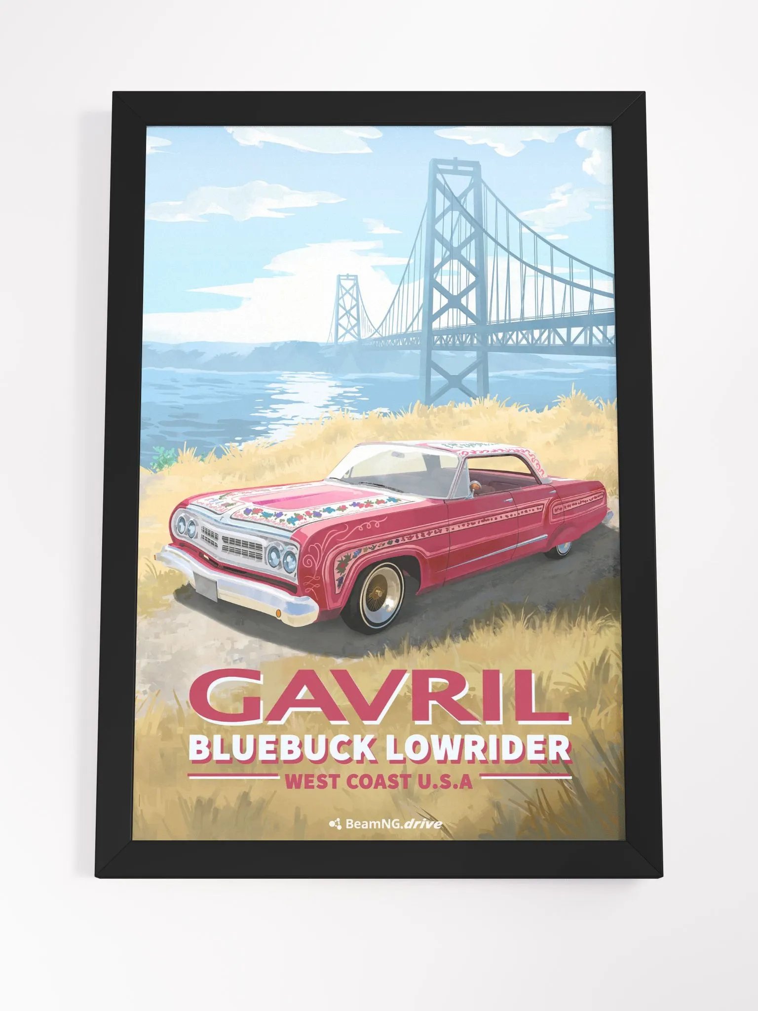 Framed Poster: Gavril Bluebuck Stylized product image (1)