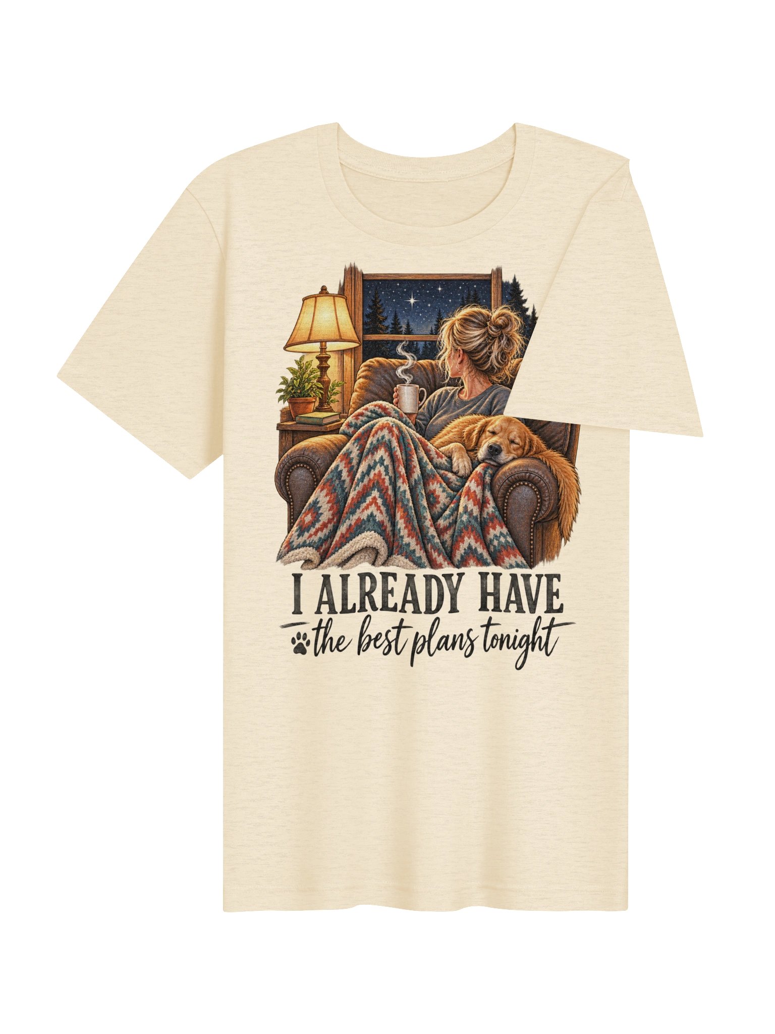 I Already Have the Best Plans Tonight Dog Lover Tee product image (75)