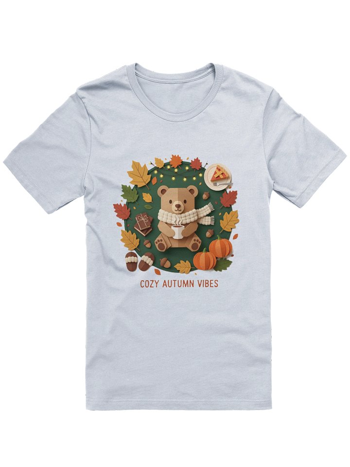 Cozy Autumn Vibes Bear T-Shirt product image (1)