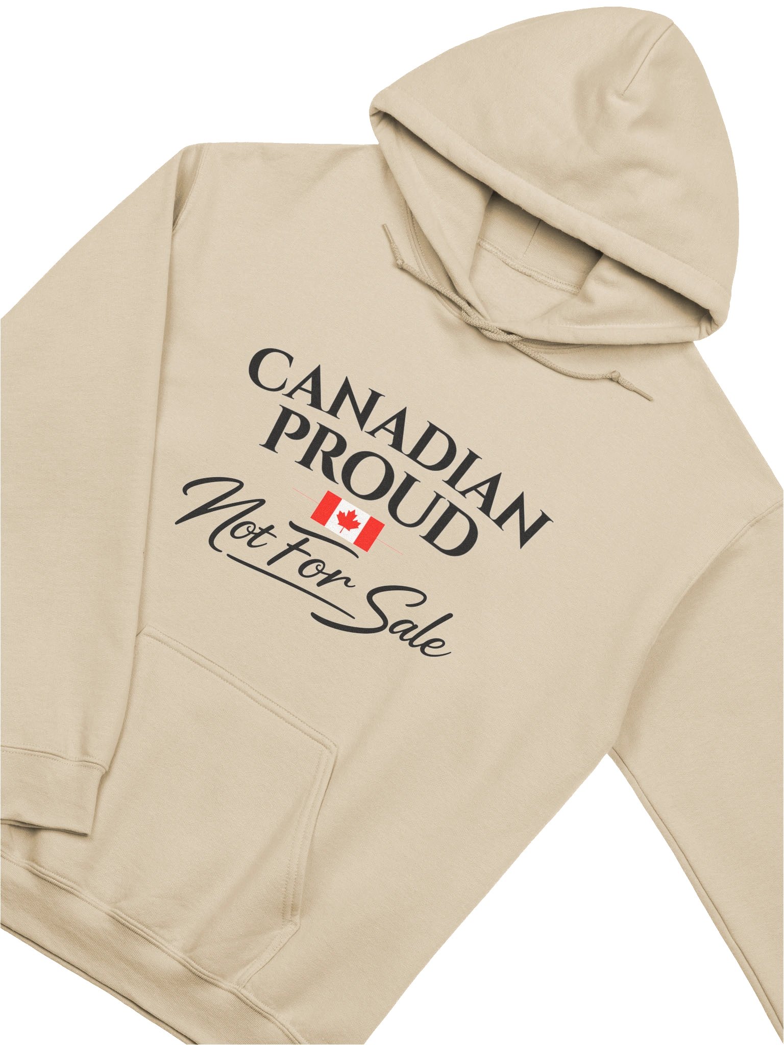 Canadian Proud – Not For Sale Hoodie (black lettering) product image (11)