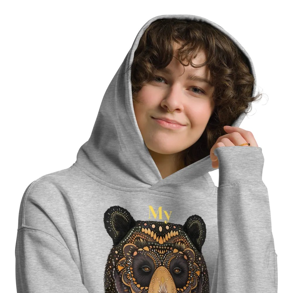 Spirit Animal Bear Oversized Hoodie product image (36)