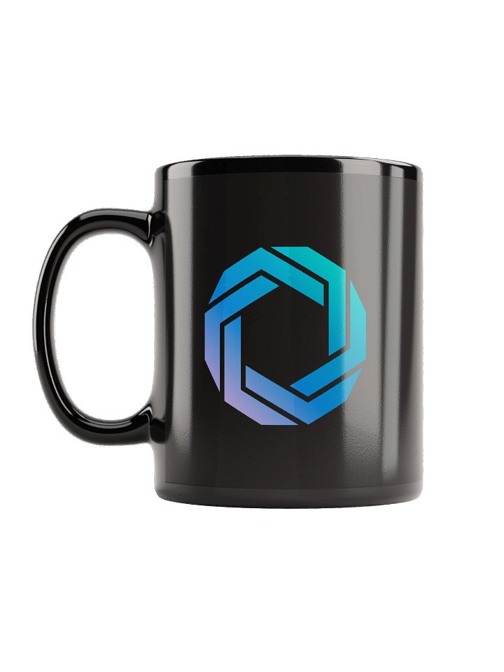Black Glossy Mug - Opal DEX logo product image (1)