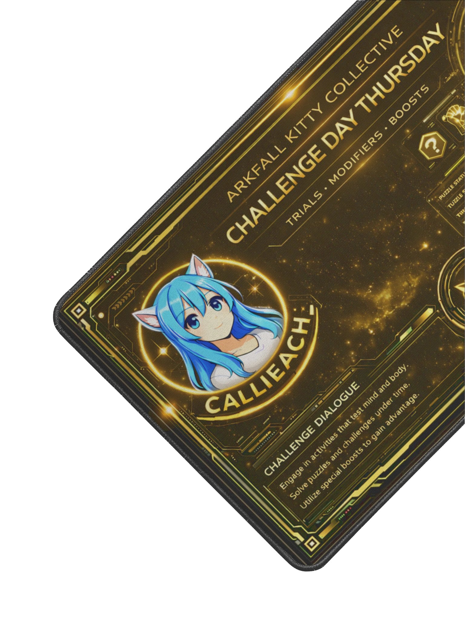 • AKC // Command Desk Mat | Challenge Day Thursday (12" × 22") product image (1)