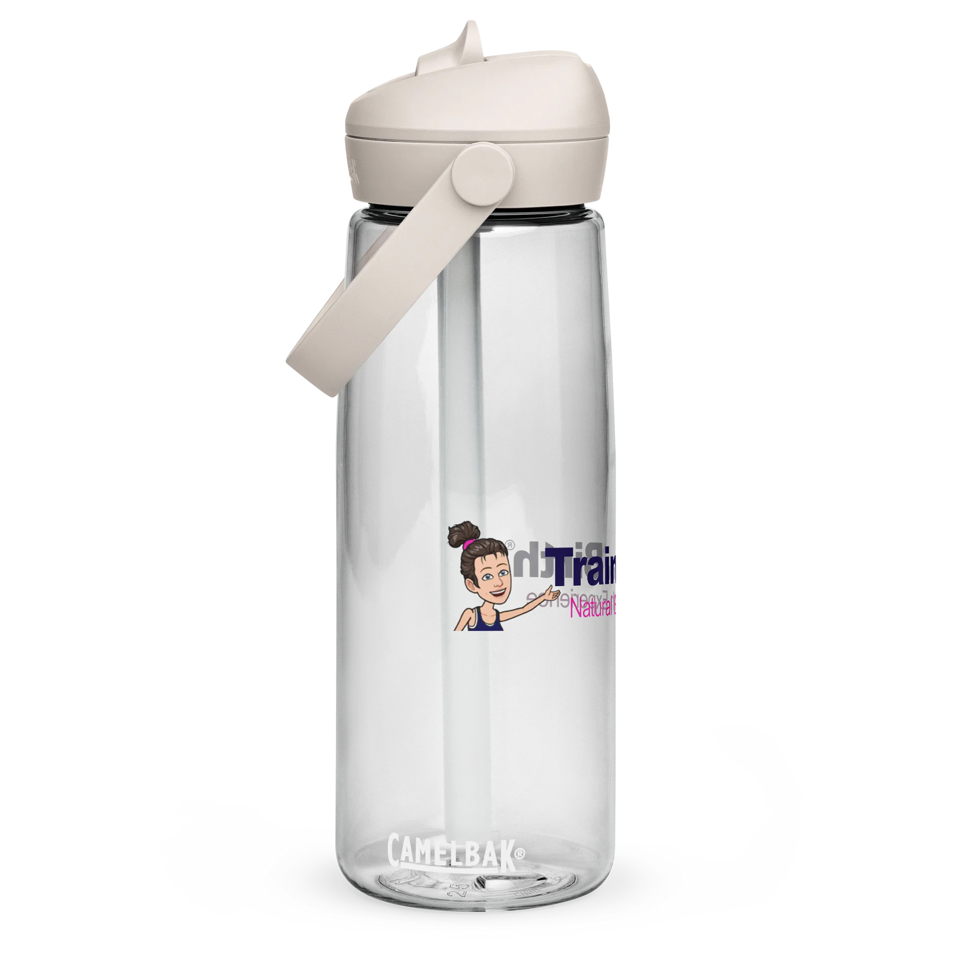 Train for Birth® 25oz CamelBak Thrive® Flip Straw Clear Water Bottle product image (1)
