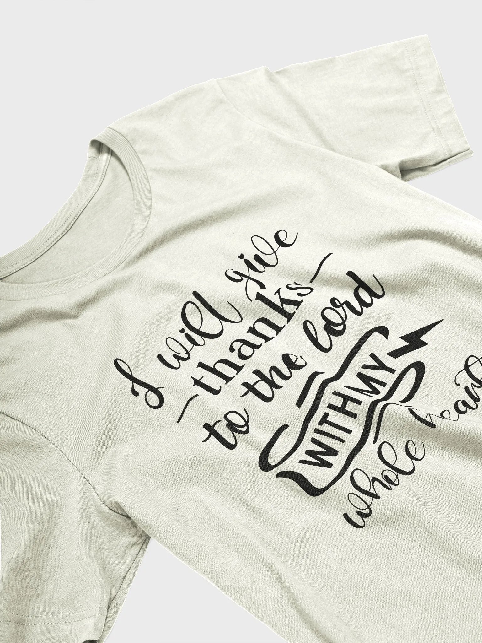 I will give thanks to the Lord with my whole heart | Christian| Faith | Inspirational product image (23)