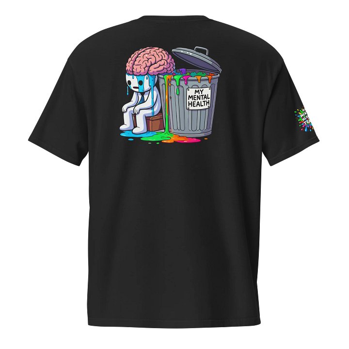 My Mental Health Is Trash Pocket Tee product image (1)