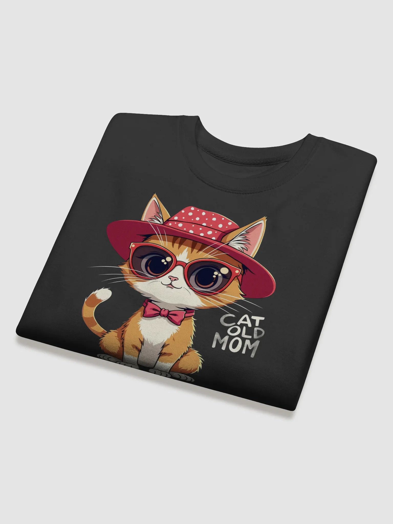 Cat Old Mom Sweatshirt product image (4)