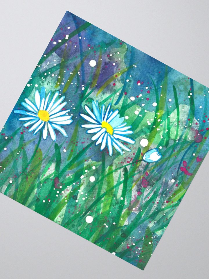 Daisies In The Night Sticker product image (2)