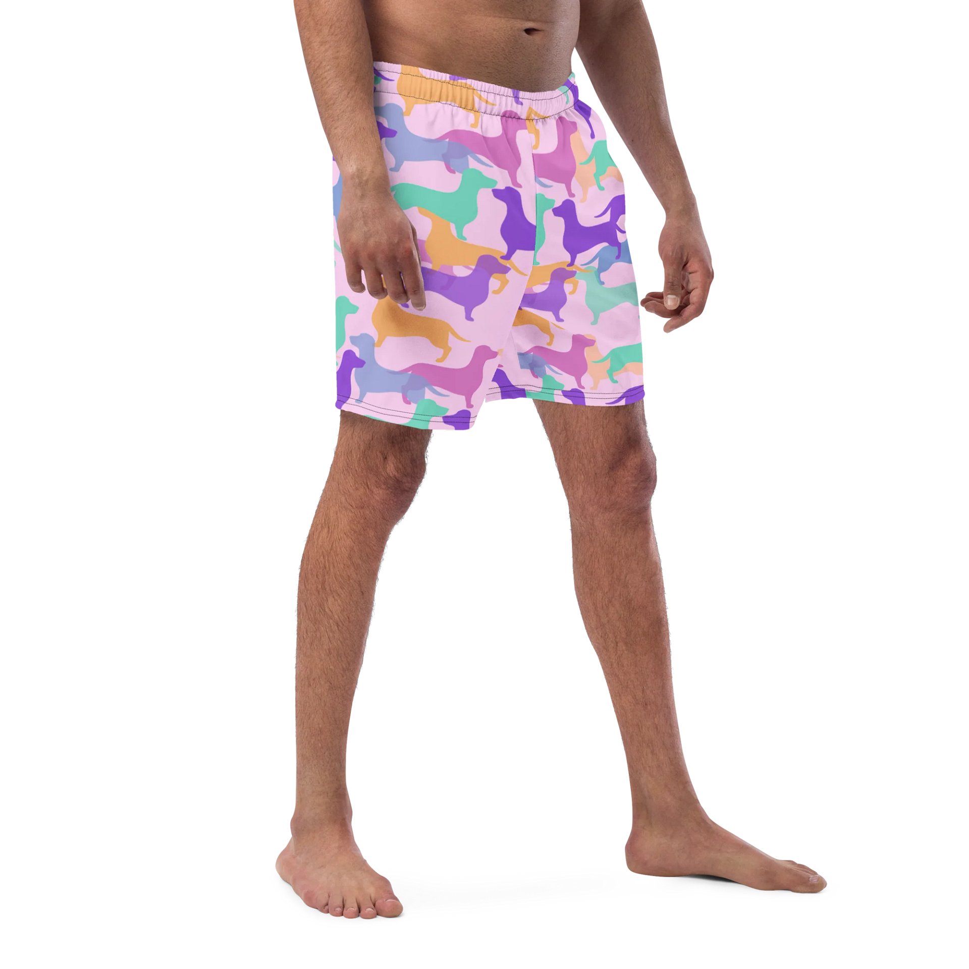 Pastel Camo Hughie Swim Shorts product image (3)