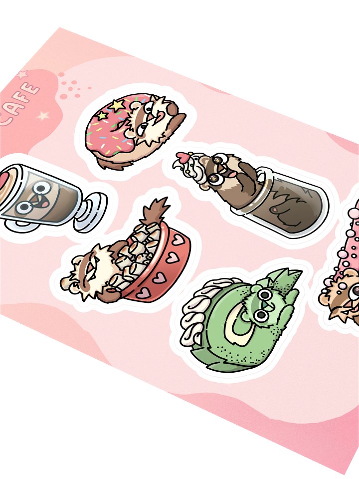 Ferret Cafe - Sticker Sheet product image (2)
