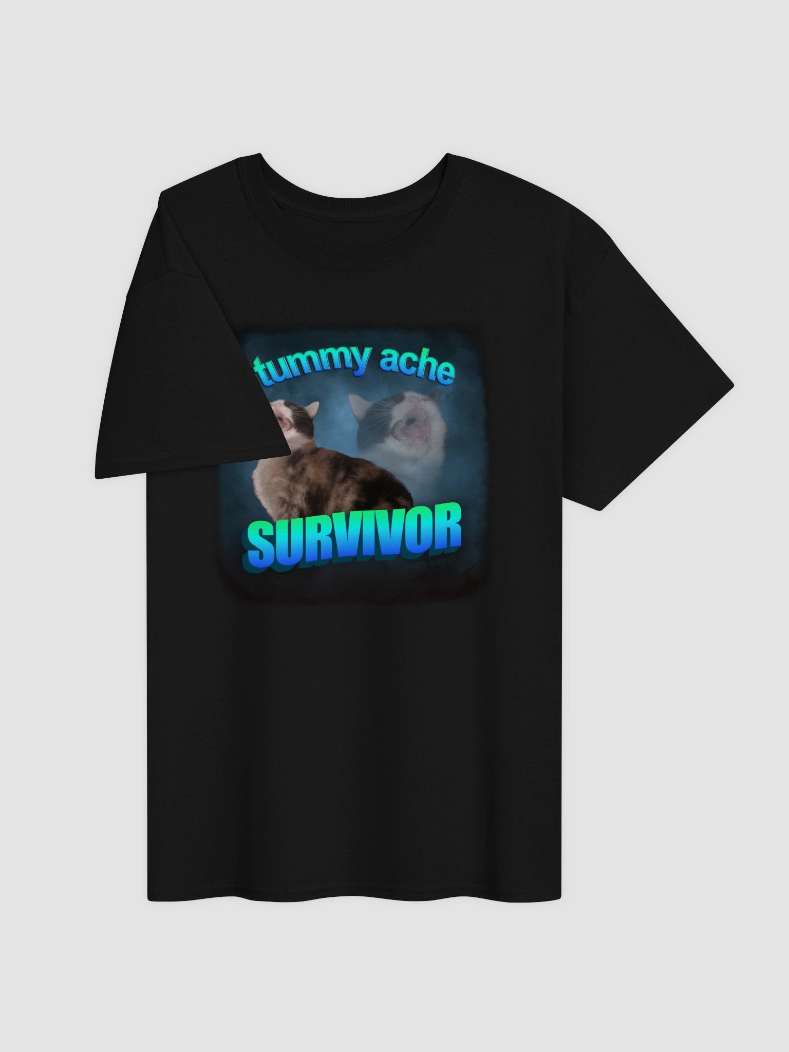 Tummy Ache Survivor - Cat T-shirt product image (2)