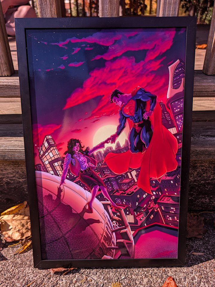 "Lois & Clark" | Superman Art Print product image (1)