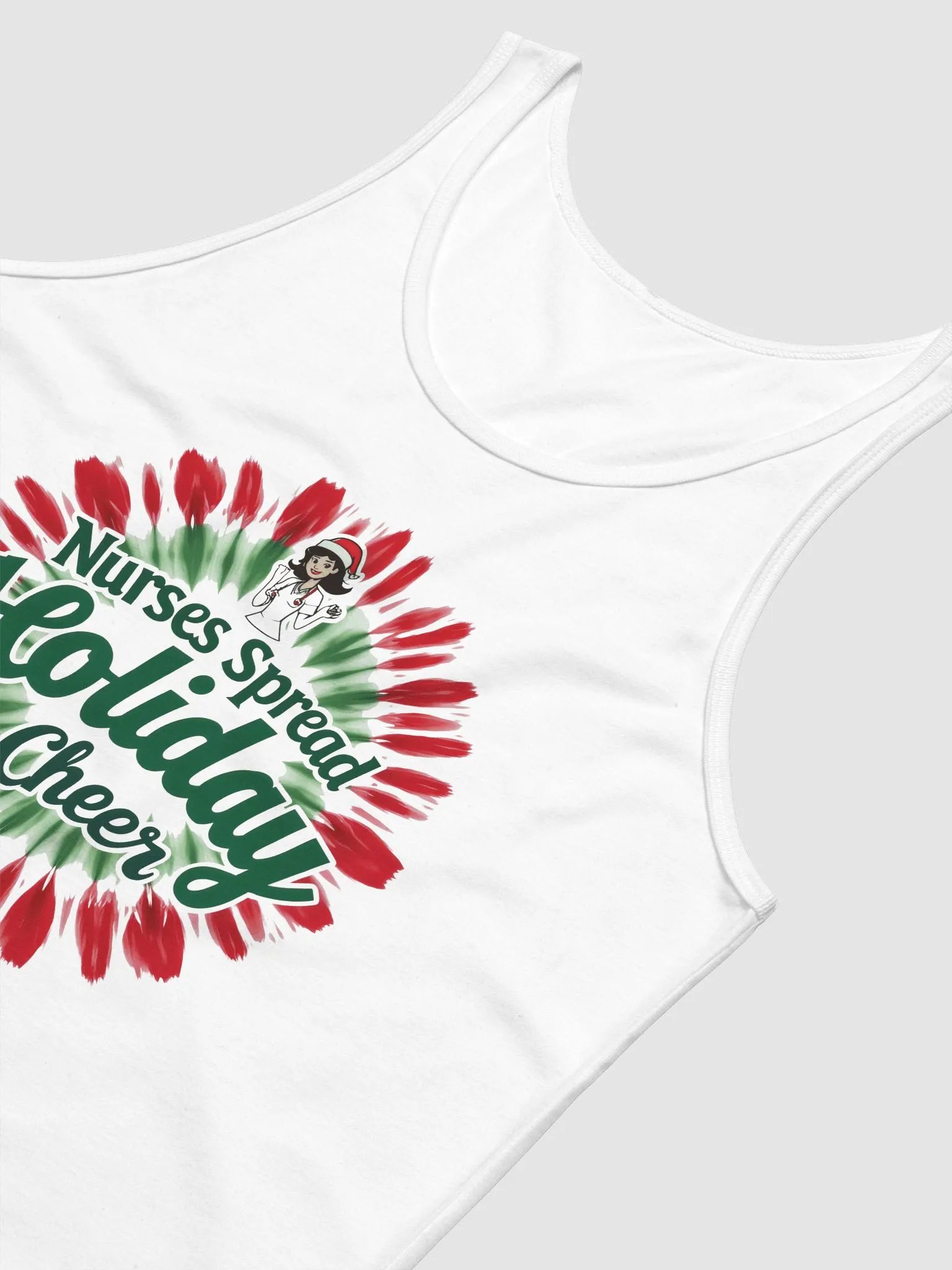 Cheerful Holiday Nurse Tank product image (17)