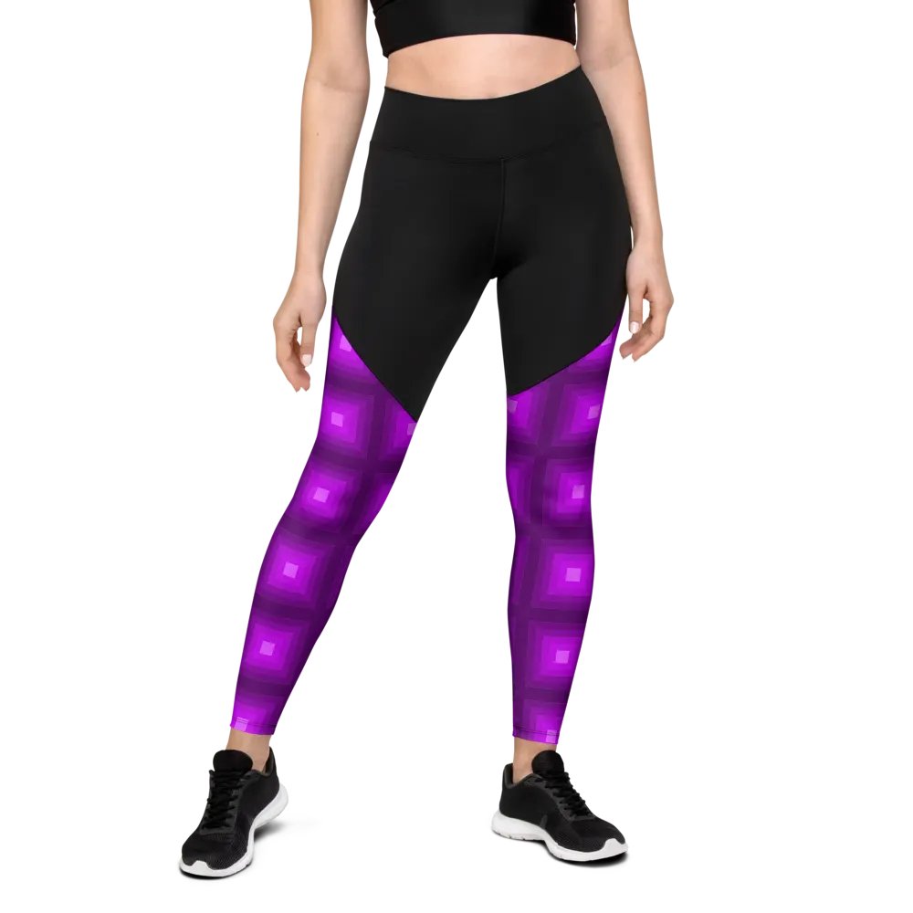 Purple 3D Gradient Squares product image (1)