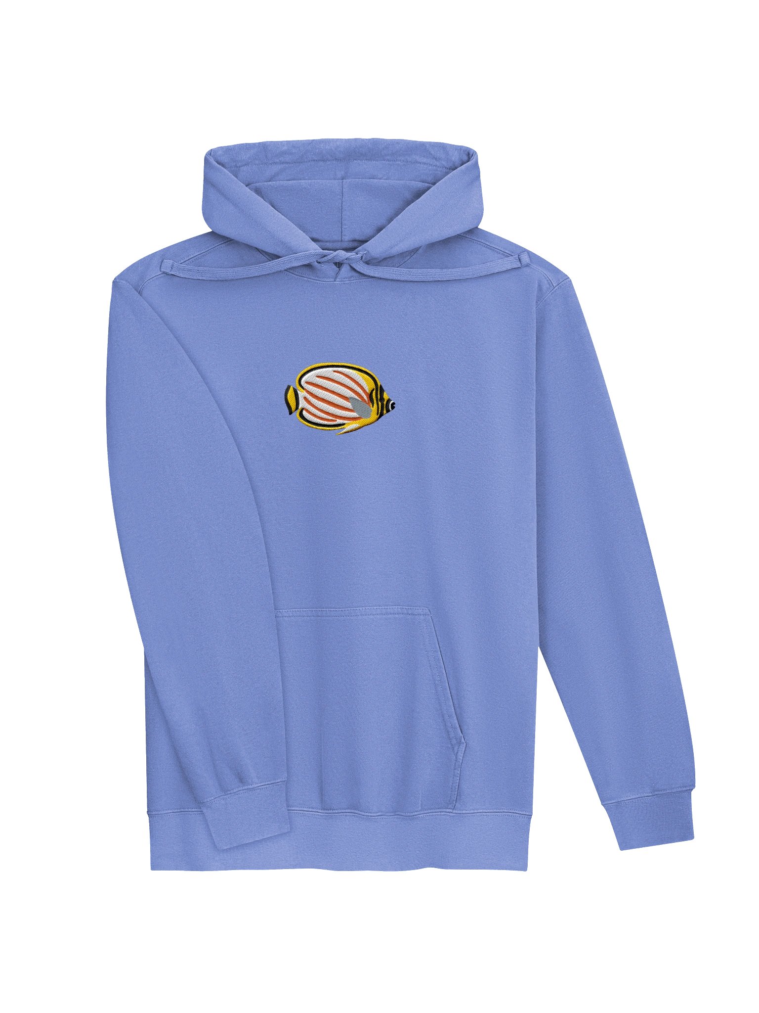 Ornate Butterflyfish Embroidered Hoodie | Saltwater Reef Aquarium Fish & Ocean Lover Apparel product image (11)