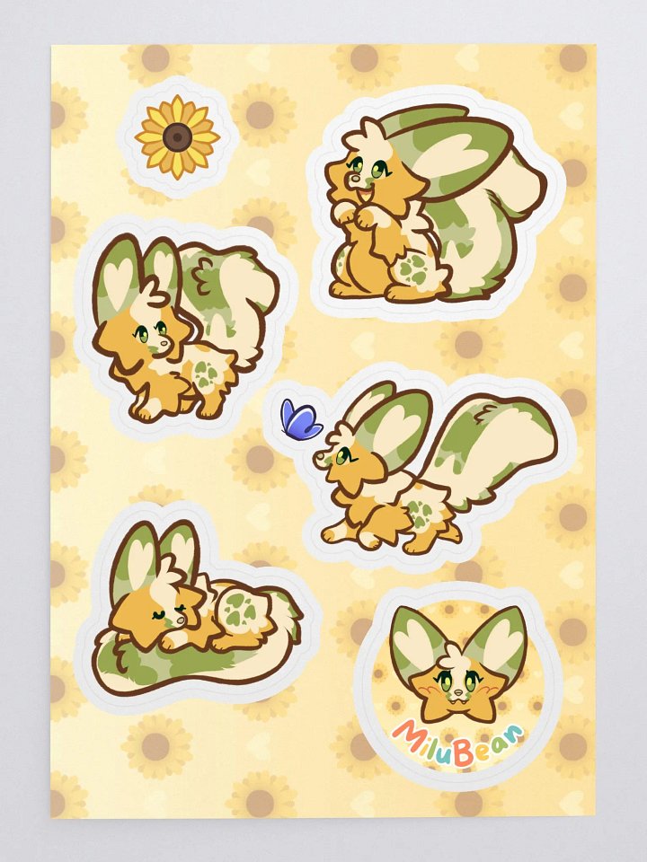 Dinky Milu Sticker Sheet product image (1)