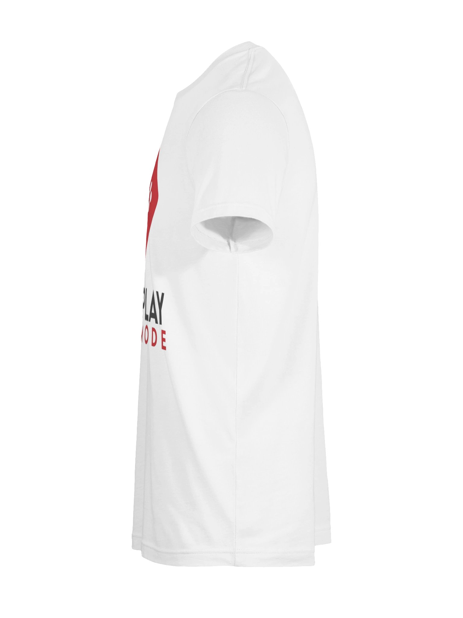 Let’s Play Easy Mode Classic Logo Unisex Soft Tee – White product image (9)