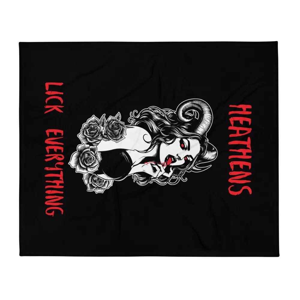 Heathens Lick Everything Plush Throw product image (2)