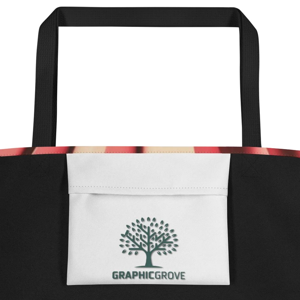 All-Over Print Large Tote Bag with Pocket - Graphic Grove product image (2)