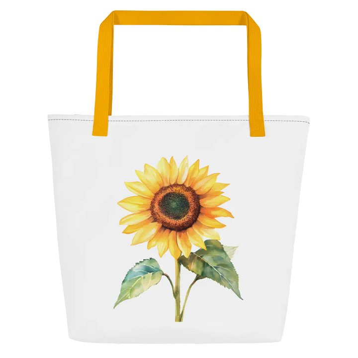 Vibrant Sunflower All-Over Tote Bag product image (1)