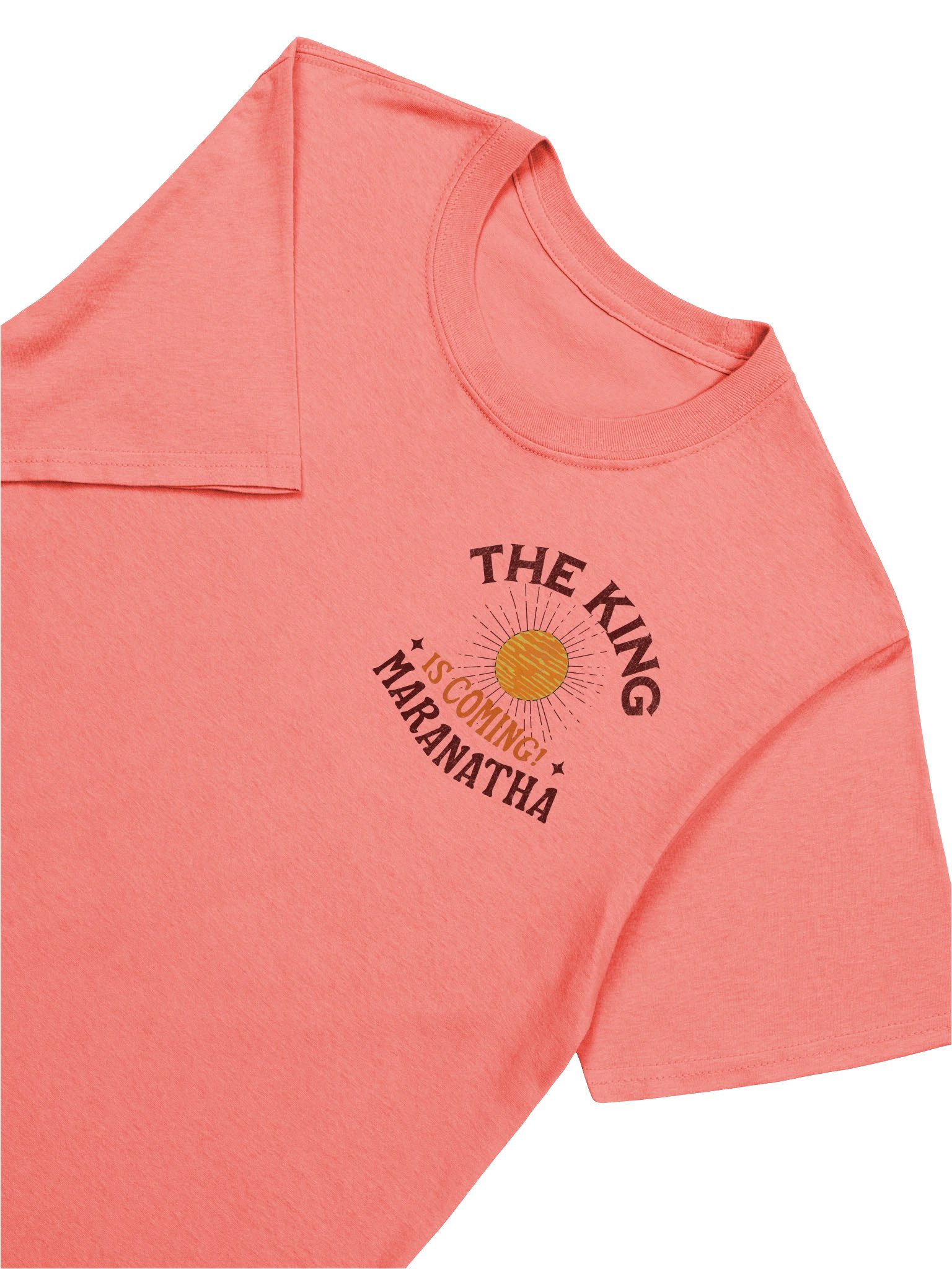Maranatha, The King Is Coming Men's Tee - Front & Back product image (8)