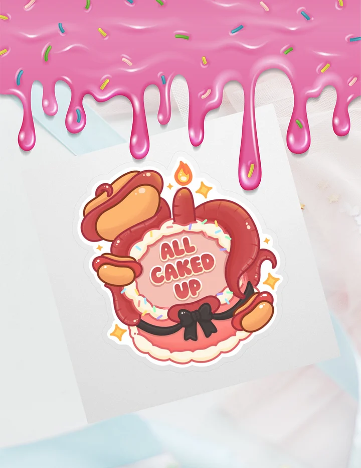 All Caked Up Limited Edition Sticker product image (1)