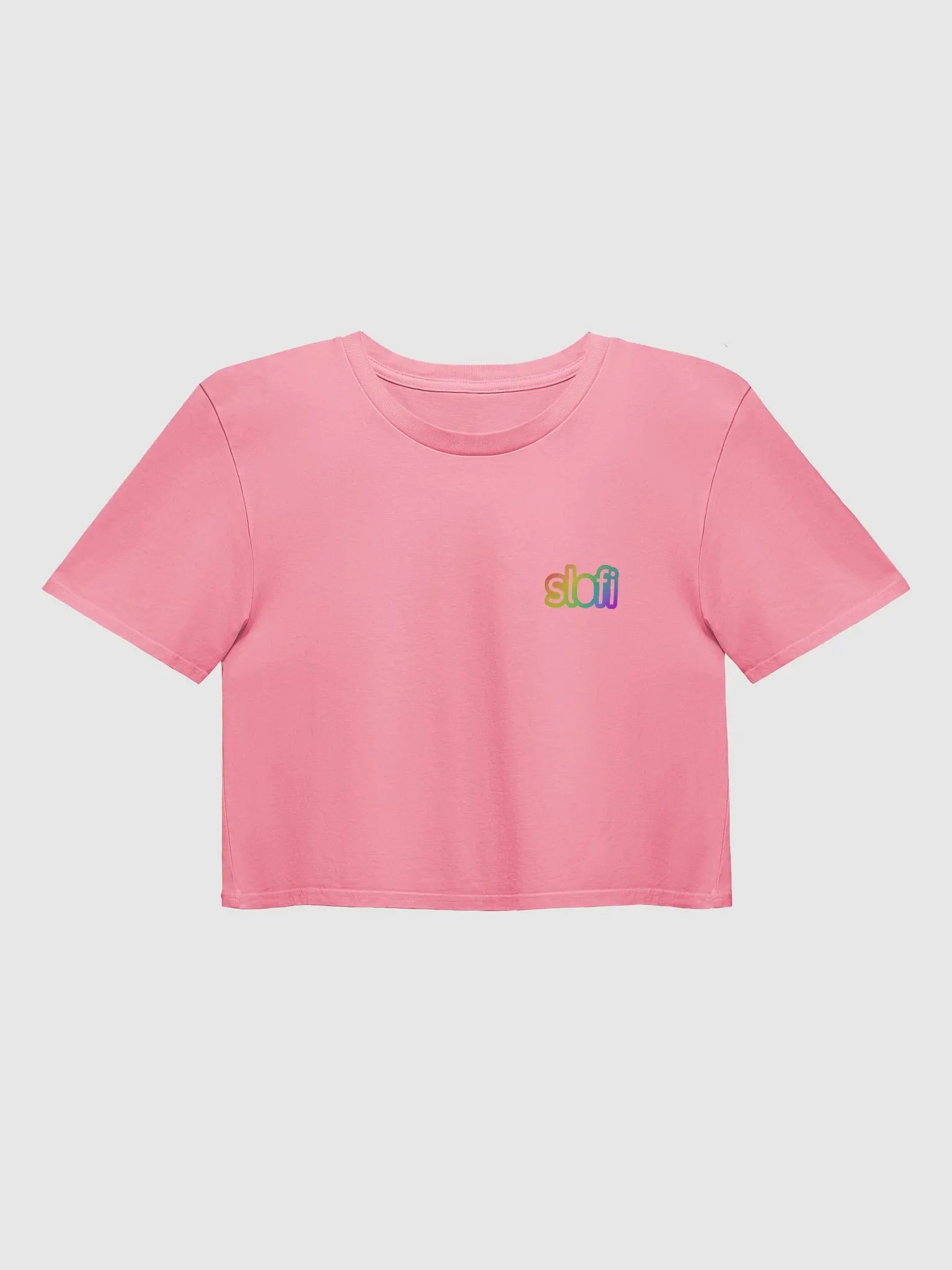 Slofi "Hyper Colour" Text Crop Top product image (1)