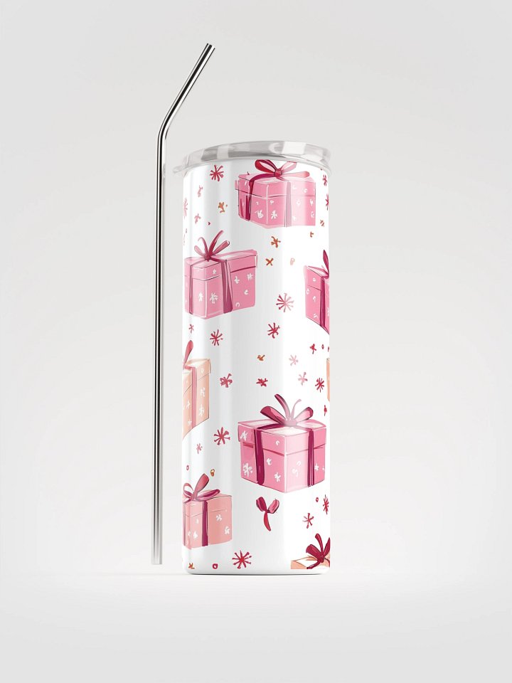 Pink Christmas Gifts Stainless Steel Tumbler product image (1)