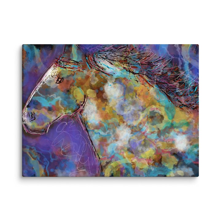 Watercolor Horse Canvas product image (1)