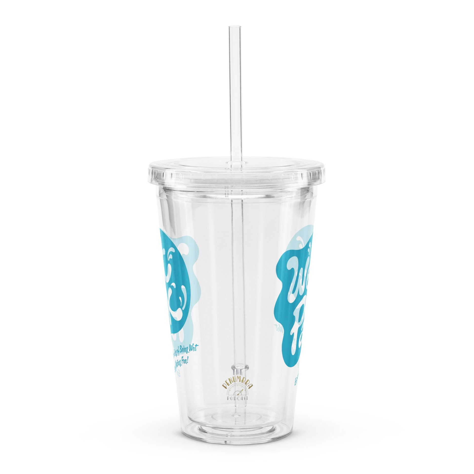 Wet Park Clear Tumbler with Straw product image (1)