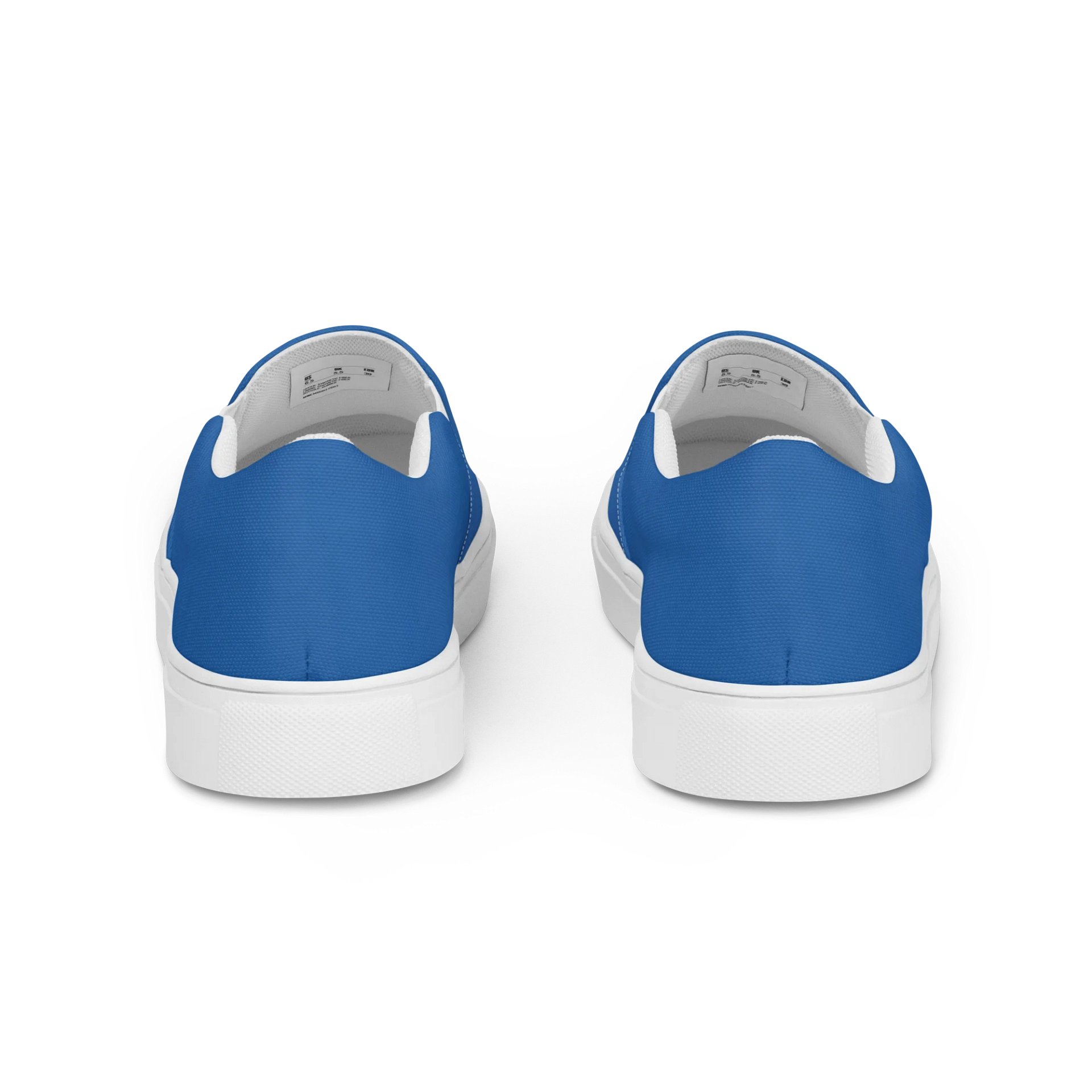 Gradient Blue Men's Canvas Slip-On Shoes product image (4)