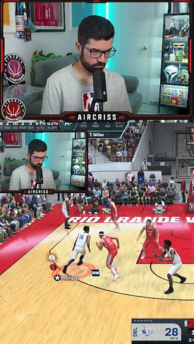 ¿Y esta barbaridad? Tapón, crossover que hace chocarse a los rivales y mate 🔥
Partido completo ya disponible en Youtube
#nba2k27
